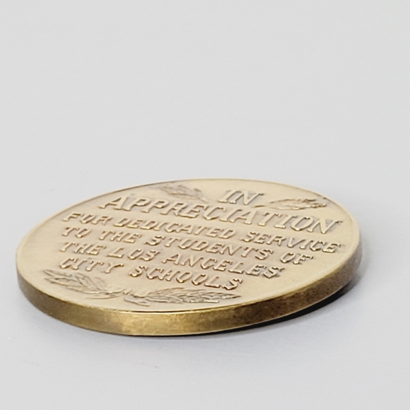 Los Angeles Unified School District Bronze Merit Award - Picture 4 of 6